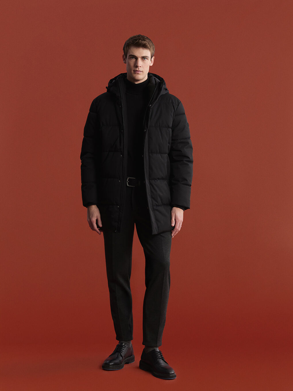 Standard Fit Men's Puffer Coat-1