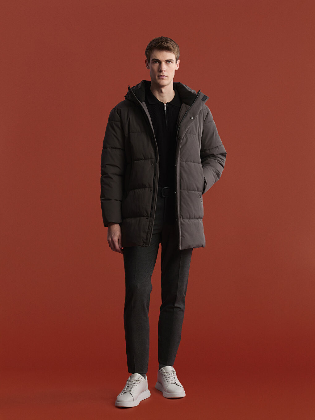 Standard Fit Men's Puffer Coat-1