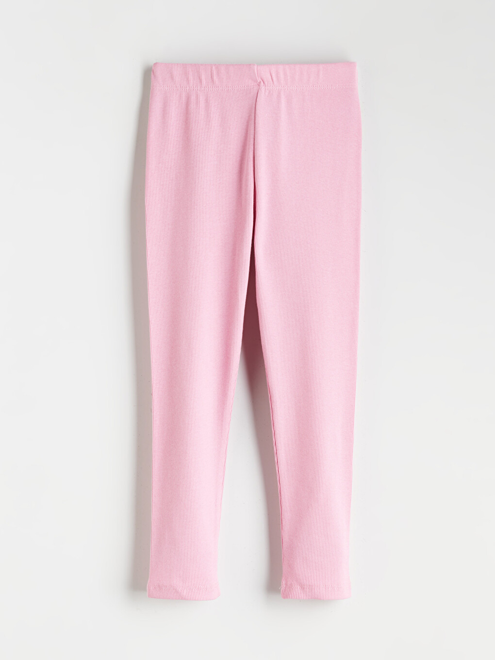 Pembe Beli Lastikli Kız Çocuk Tayt