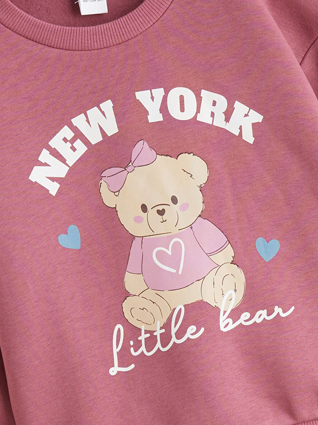 Printed Girls' Sweatshirt and Tracksuit Bottom 2 Pack-2