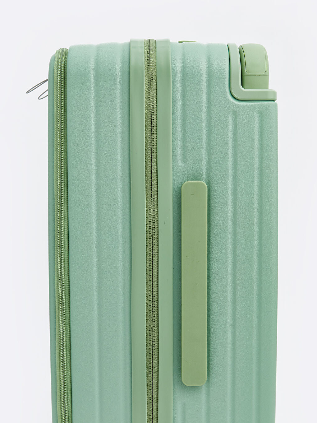 Yeşil Kilit Detaylı Küçük Boy Valiz-5