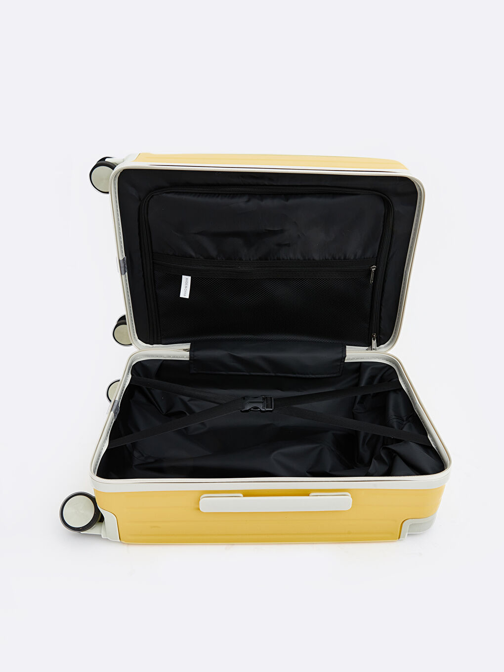 Sarı Kilit Detaylı Küçük Boy Valiz-3