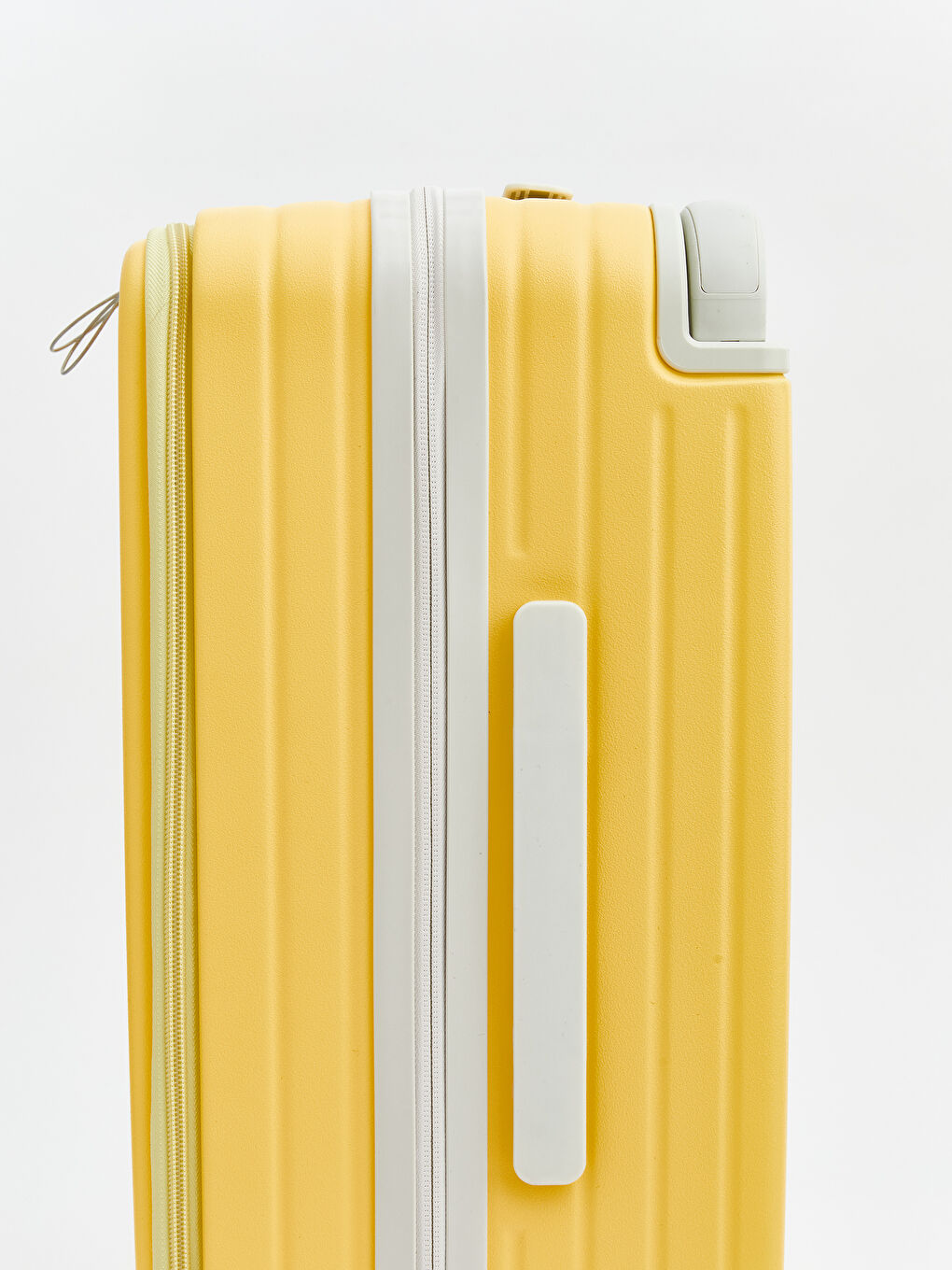 Sarı Kilit Detaylı Küçük Boy Valiz-5