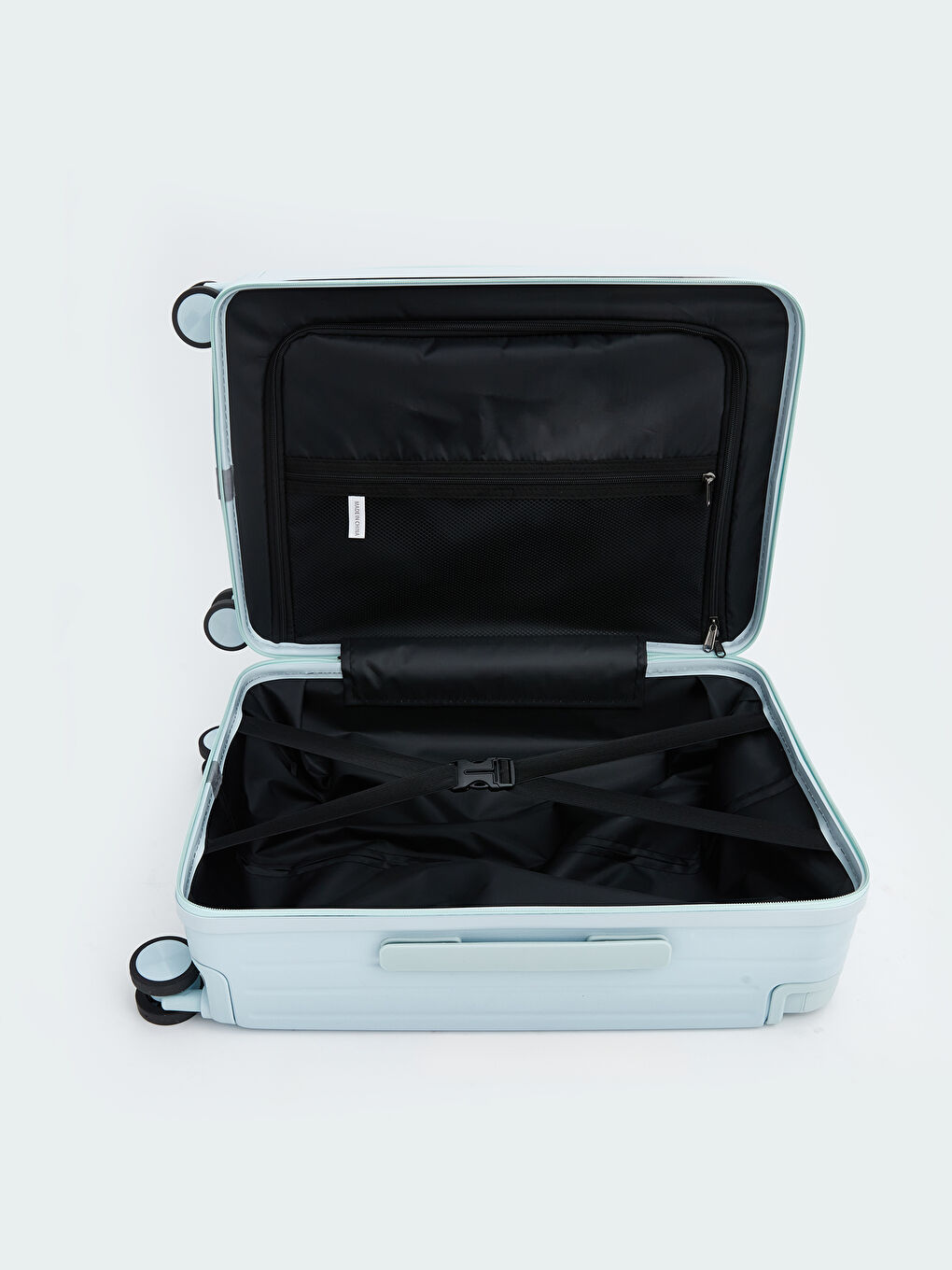 Mavi Kilit Detaylı Küçük Boy Valiz-3