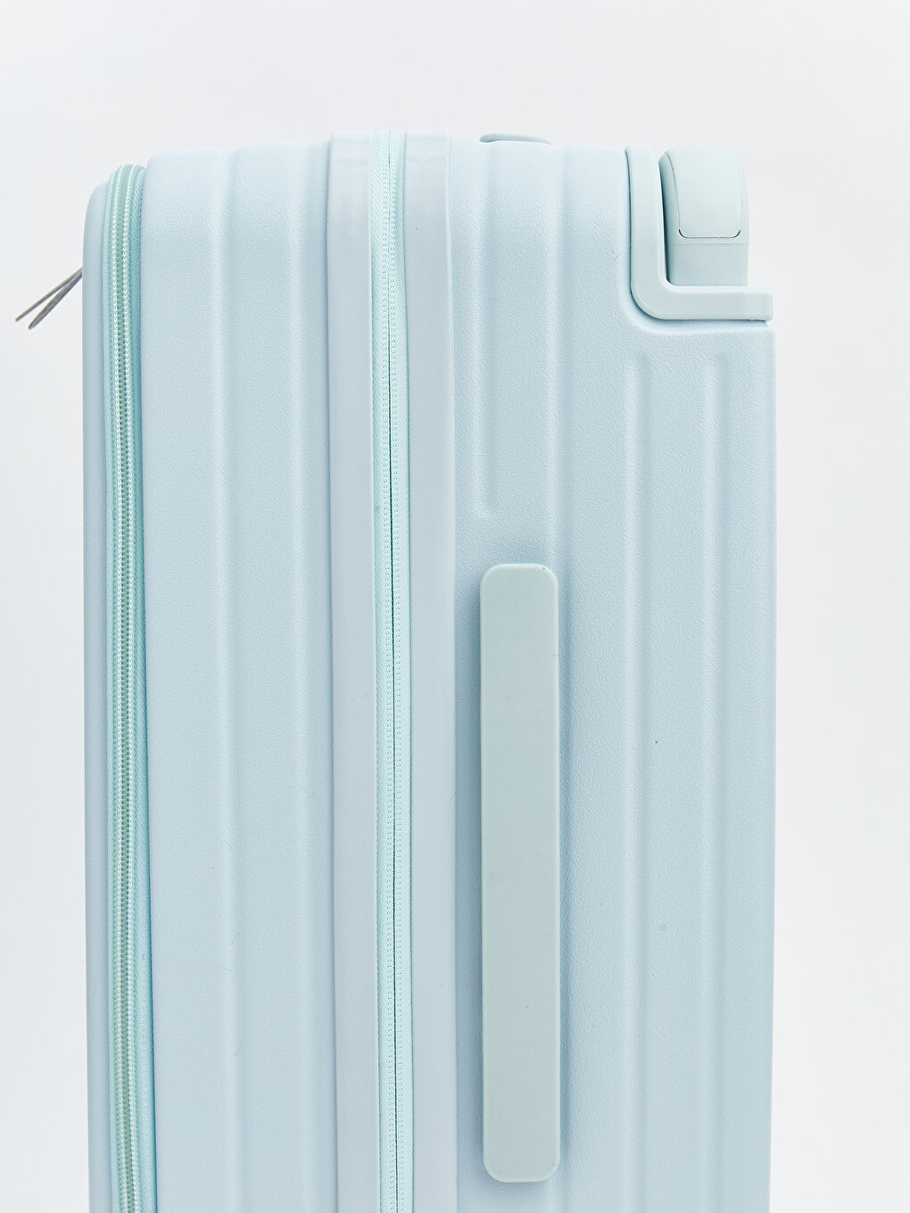 Mavi Kilit Detaylı Küçük Boy Valiz-5