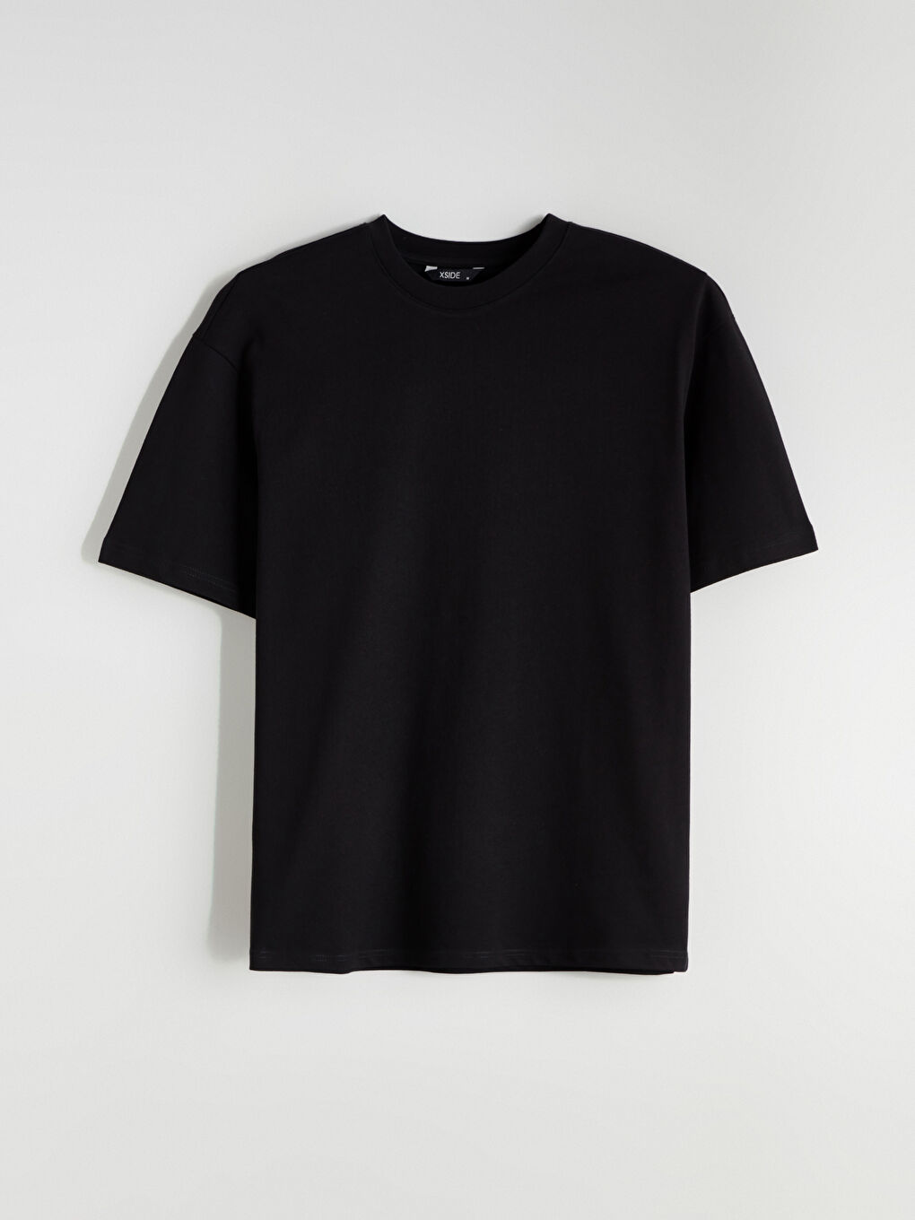 Siyah Bisiklet Yaka Kısa Kollu Erkek Tişört 3'lü Paket-9