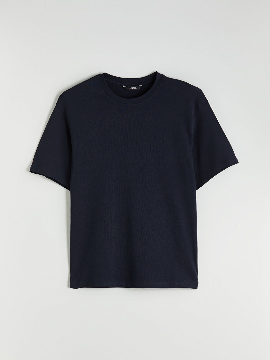 Lacivert Bisiklet Yaka Kısa Kollu Erkek Tişört 3'lü-11