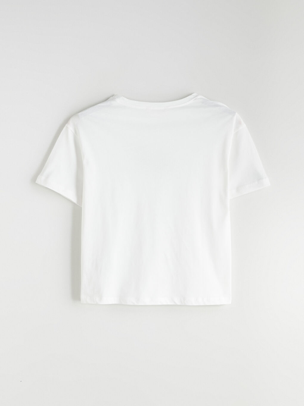 Ekru Bisiklet Yaka Baskılı Kadın Şortlu Pijama Takımı-6