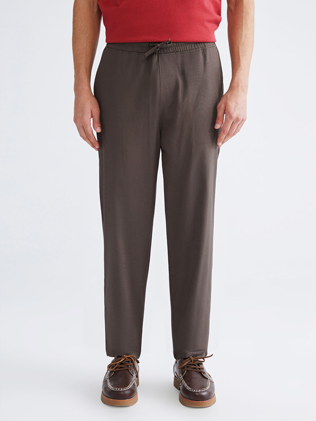 Haki Rahat Kalıp Erkek Pantolon-1