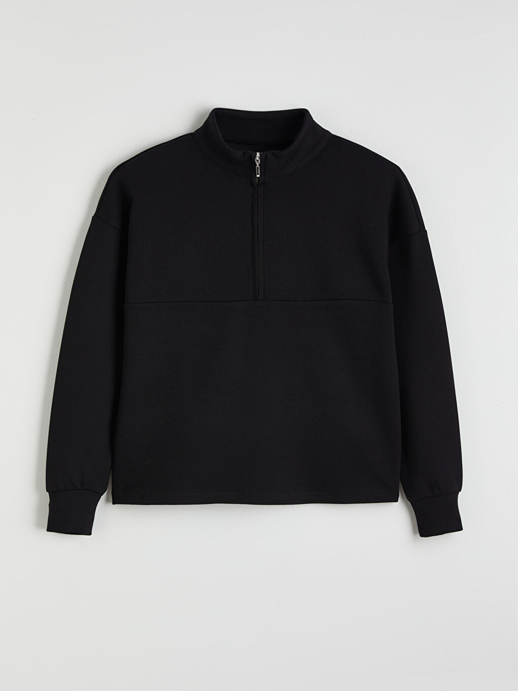 سویتشێرتی یه‌خه‌ی مل بەرزی ژنان-4