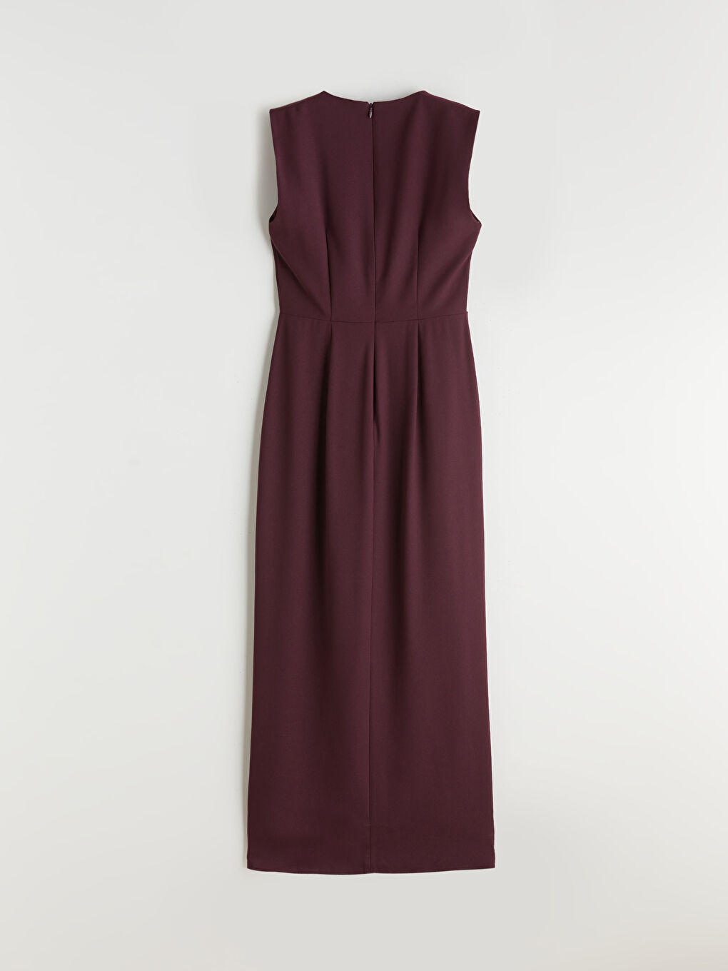 Ruched Fitted Waist Dress-10