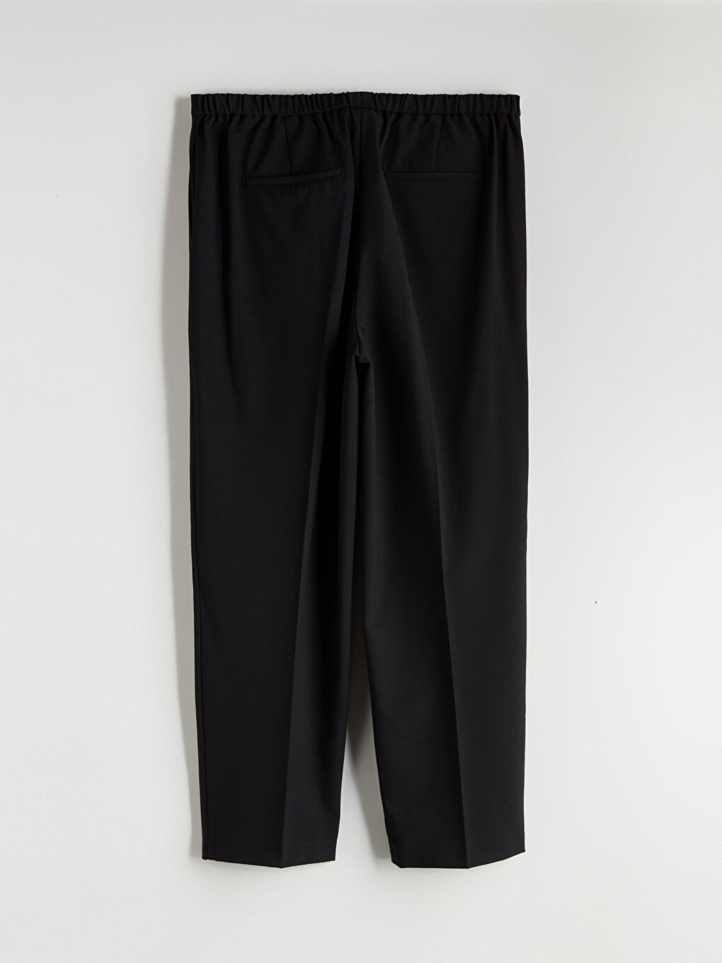 Siyah Beli Lastikli Kadın Pantolon-5