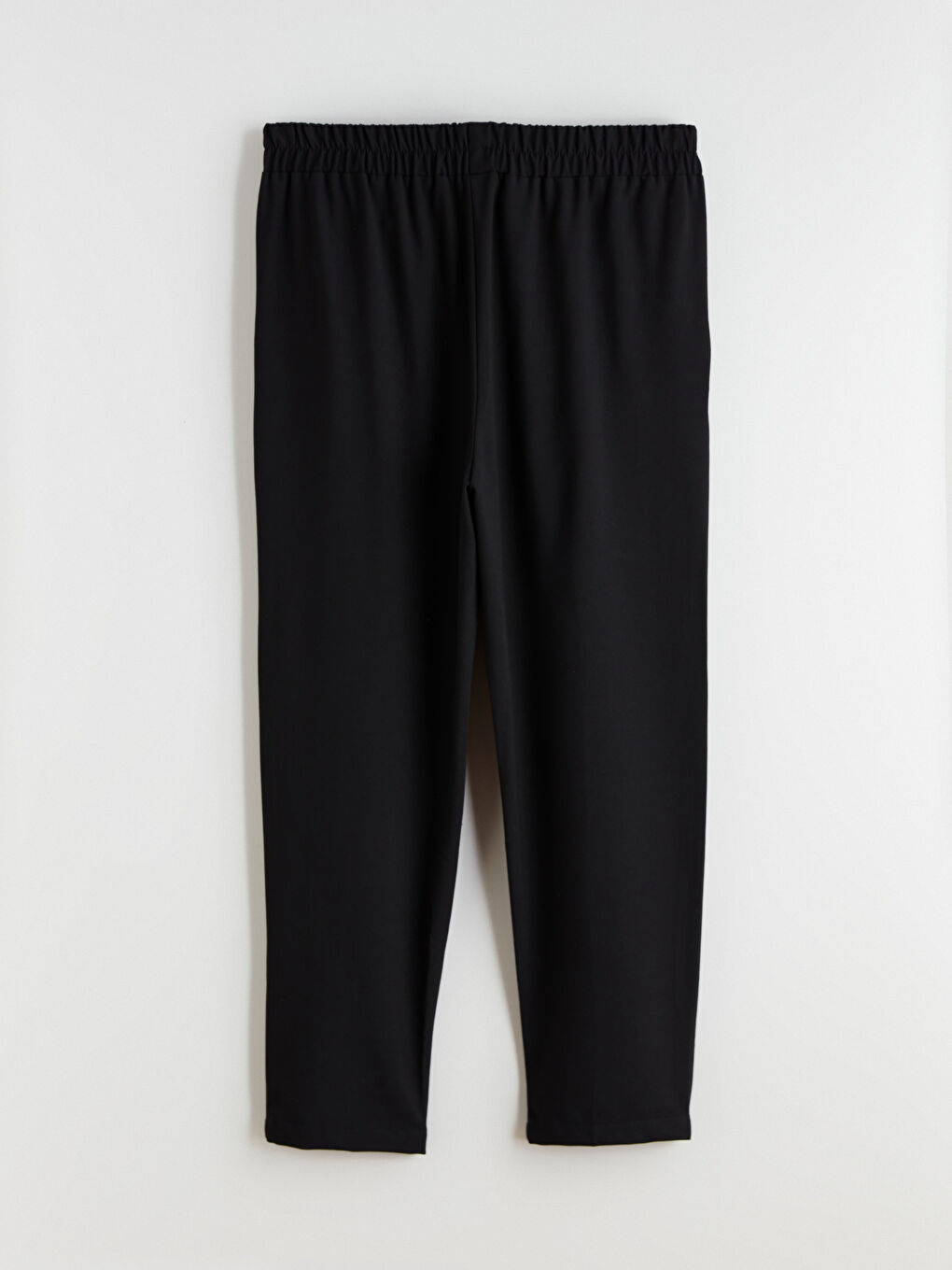 Siyah Beli Lastikli Kadın Pantolon-3