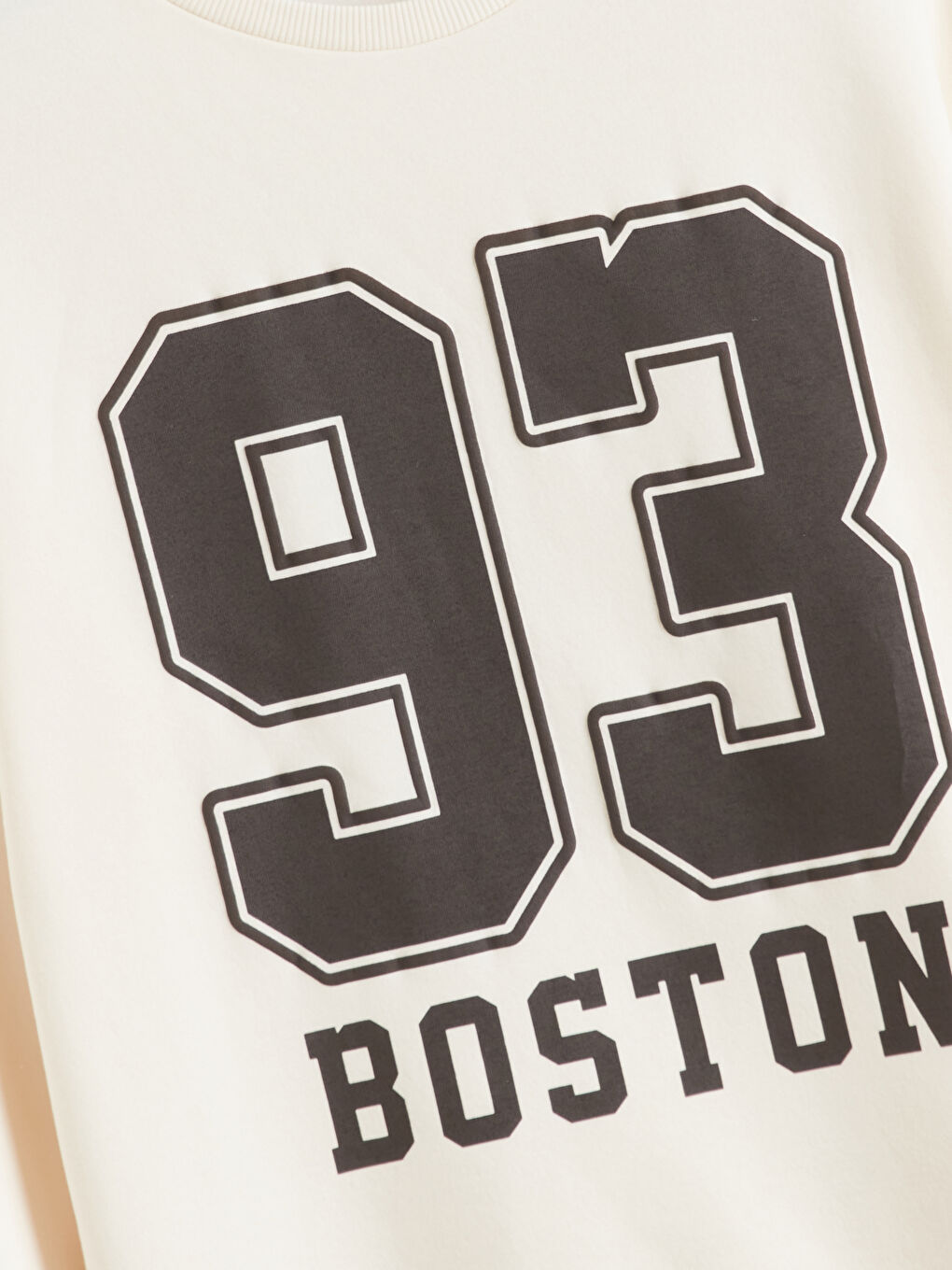 Boston Printed Oversize Women's Thick Sweatshirt-6