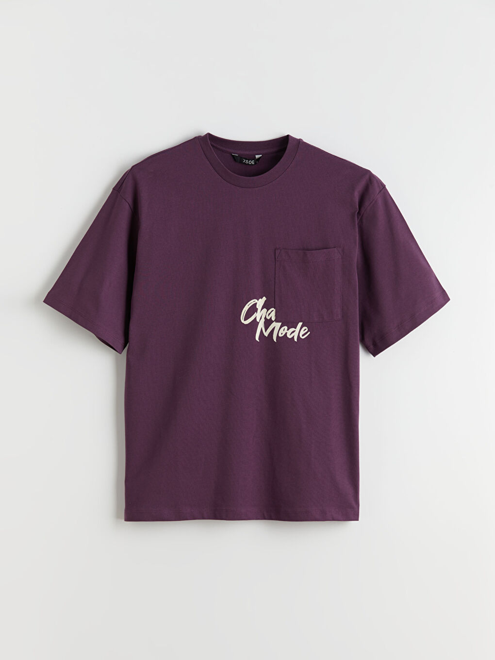 Crew Neck Printed Jersey Men's T-Shirt-4
