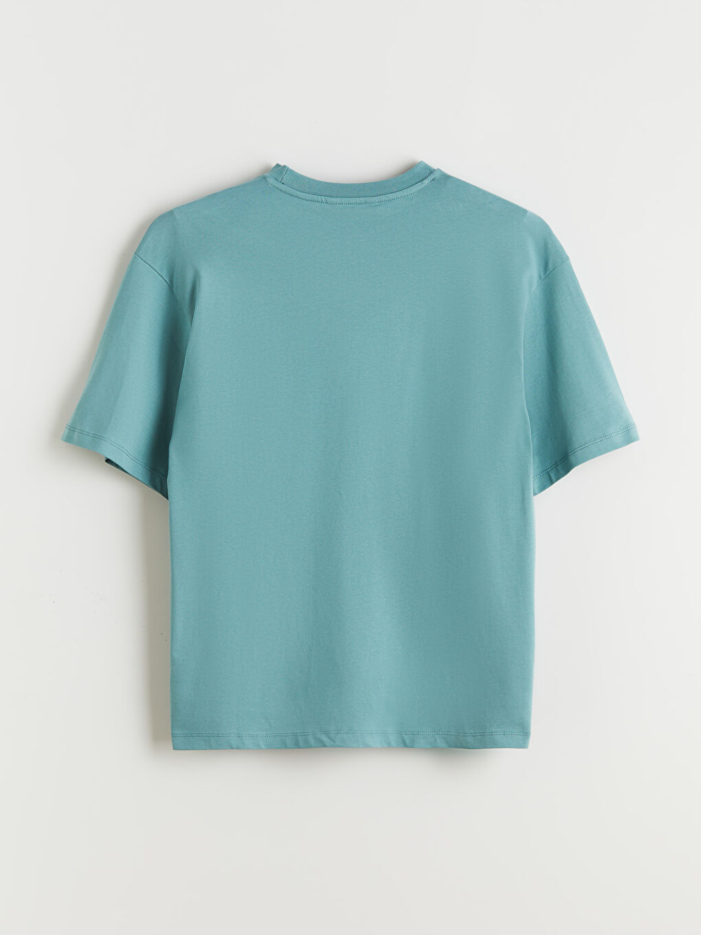 Crew Neck Printed Jersey Men's T-Shirt-5