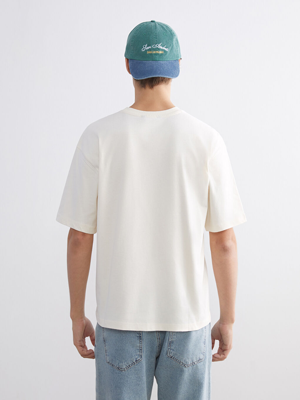 Crew Neck Printed Jersey Men's T-Shirt-3