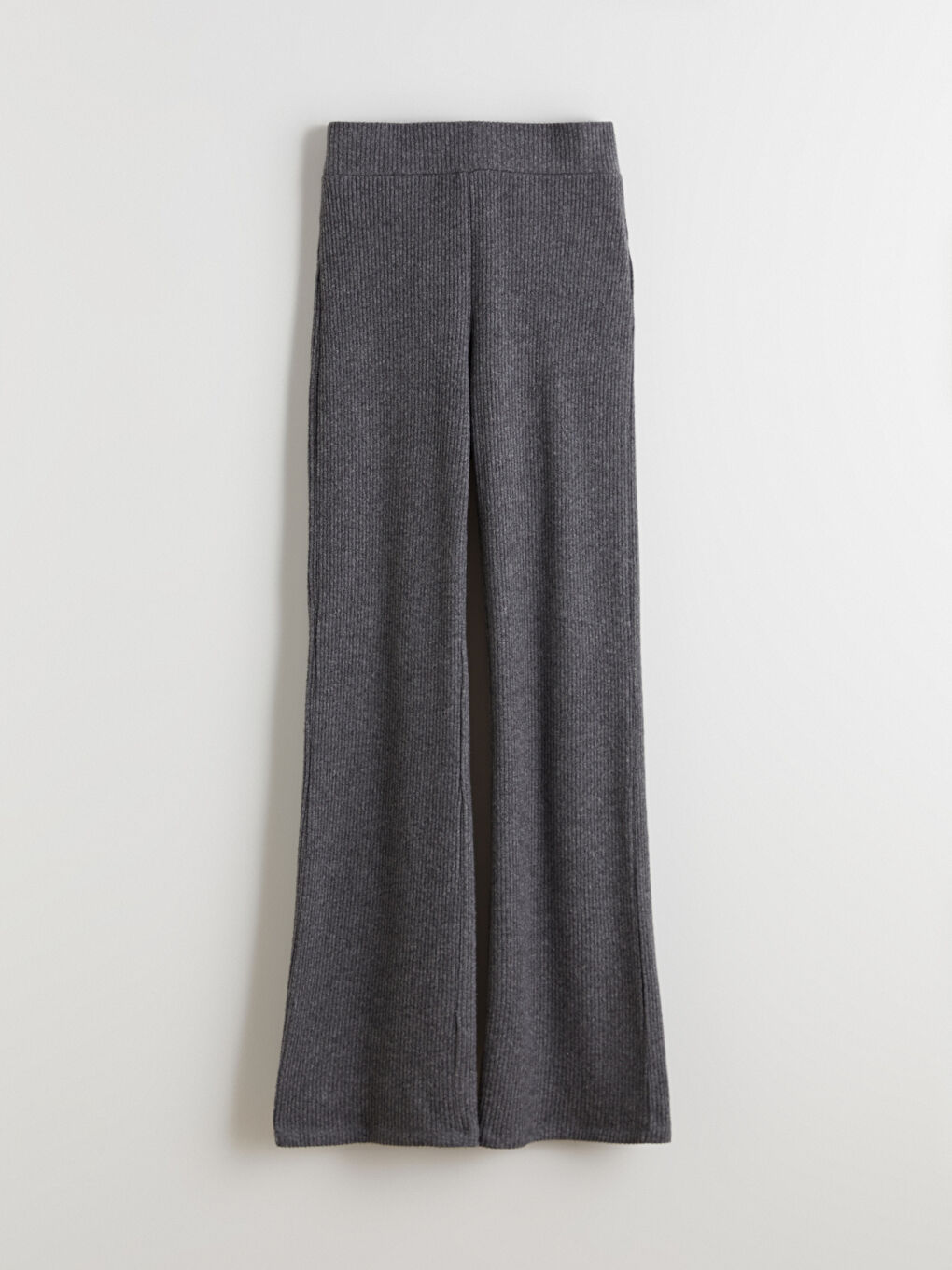 Elastic Waist Wide Leg Women's Trousers-4