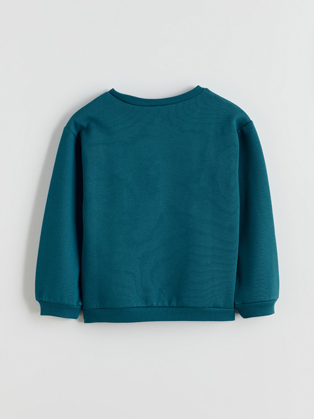 Crew Neck Printed Girls' Sweatshirt-2