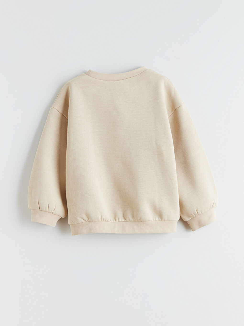 Crew Neck Printed Girls' Sweatshirt-3