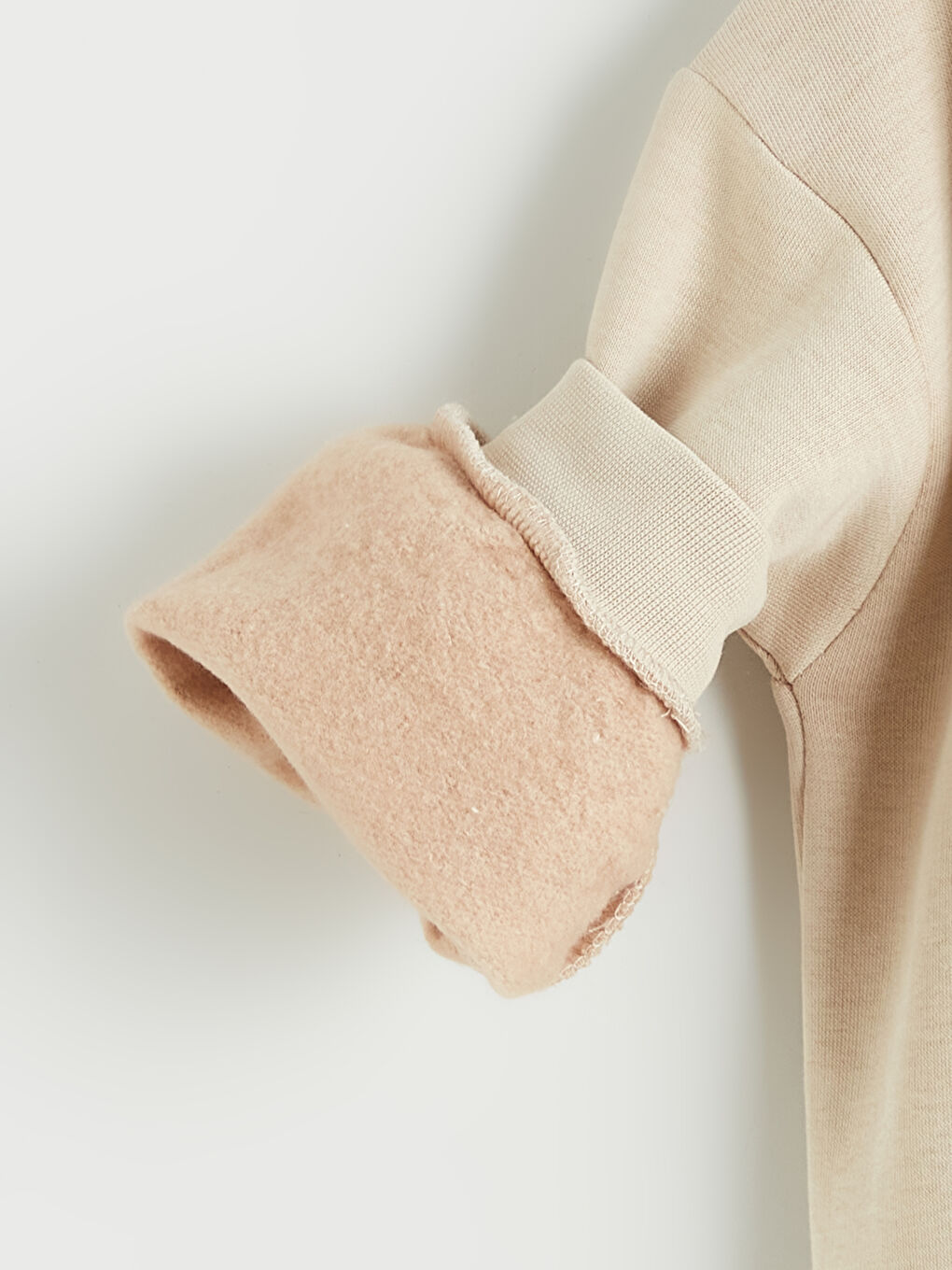 Crew Neck Floral Girls' Thick Sweatshirt-2