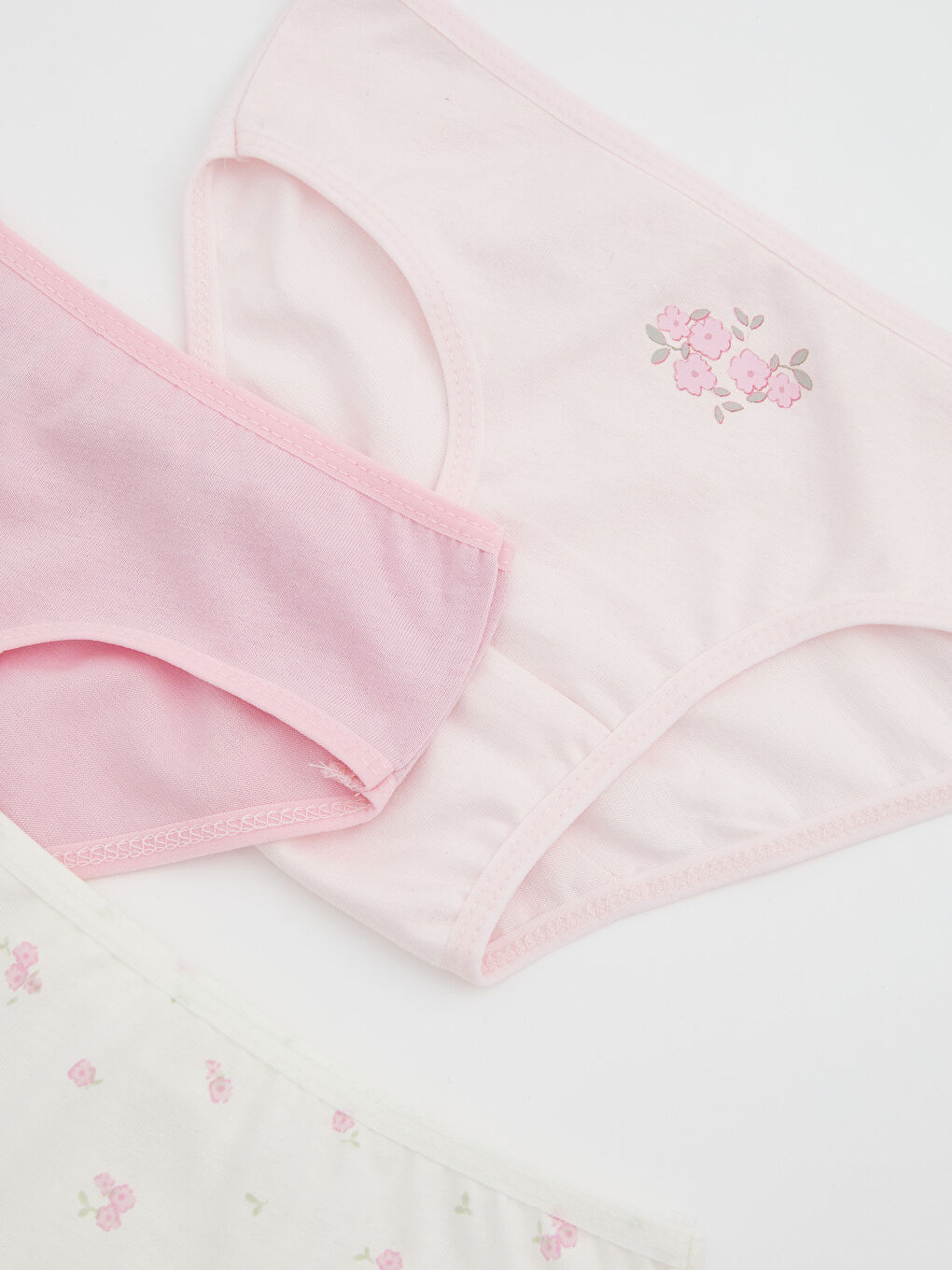 Floral Girl'S Underwear 3-Pack-1