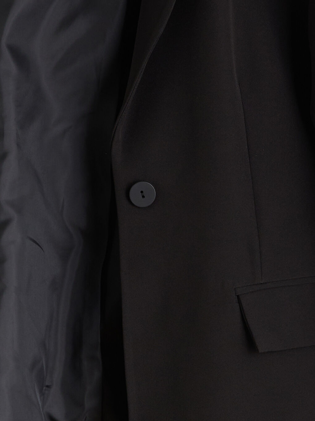 Siyah Beli Kemerli Kadın Blazer Ceket-7