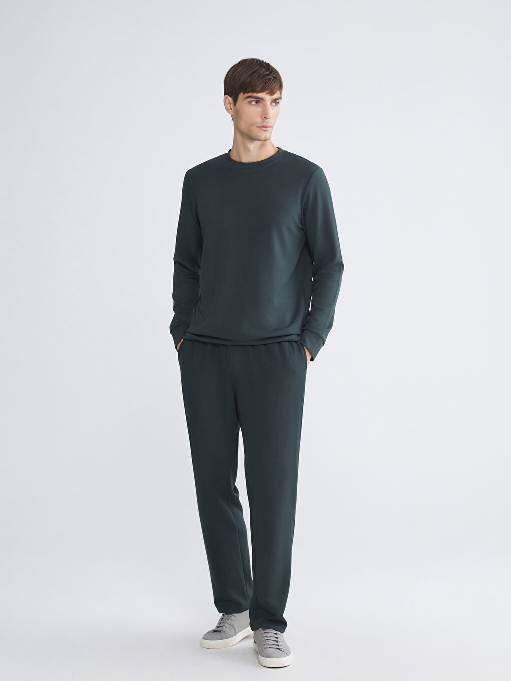 Crew Neck Men's Sweatshirt-1