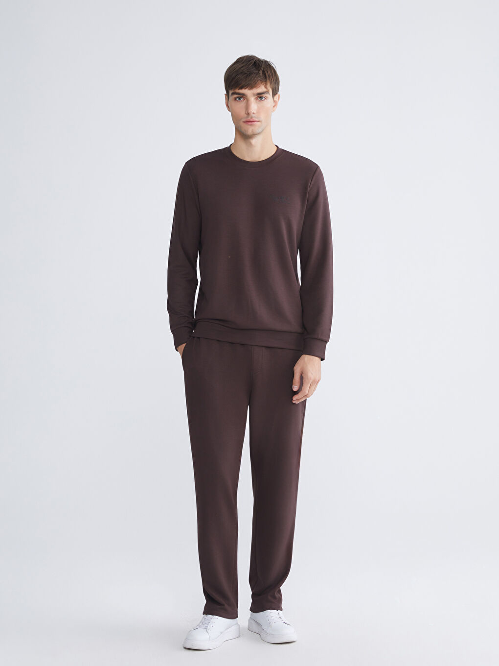 Crew Neck Men's Sweatshirt-1