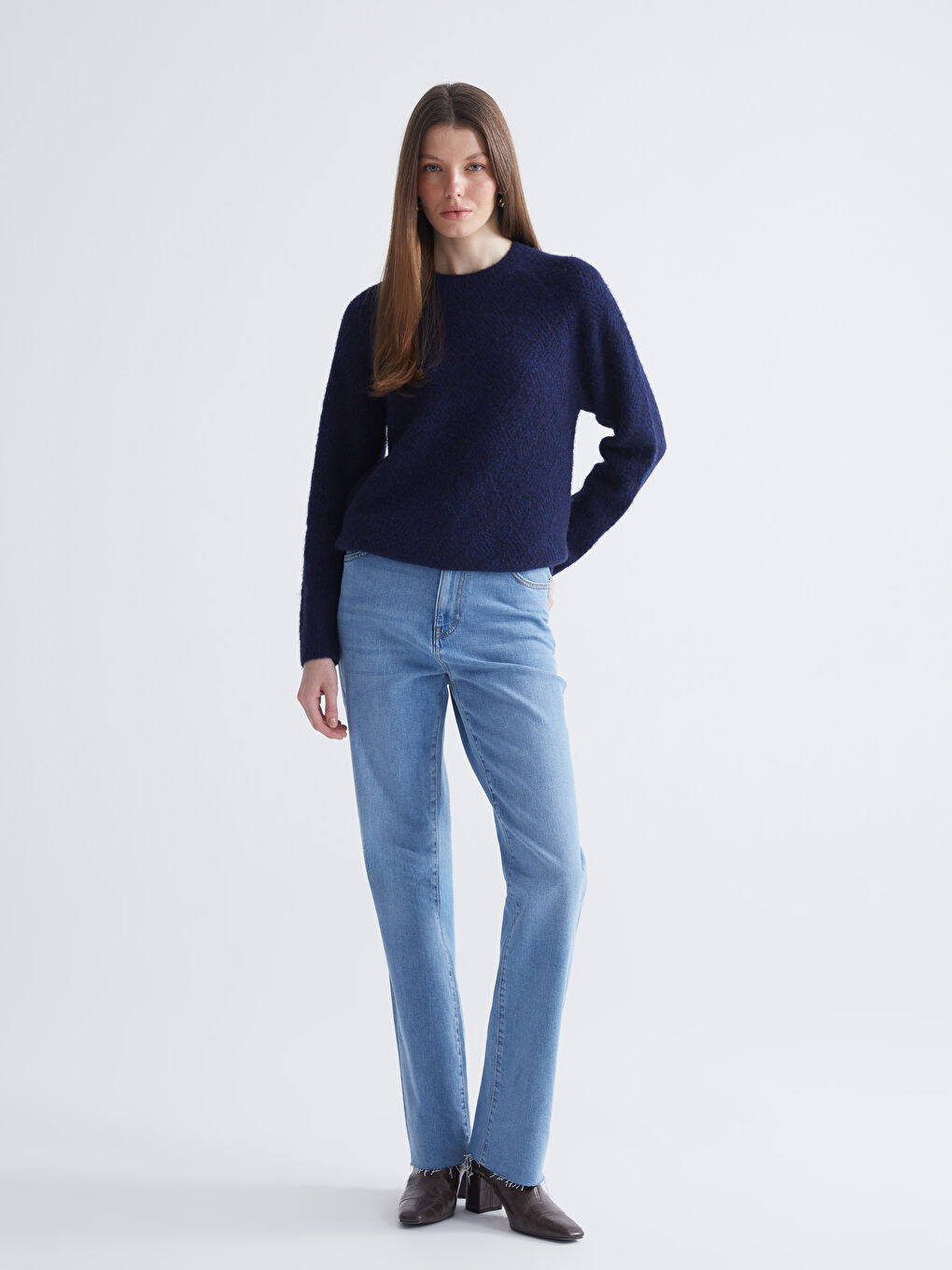 İndigo Slim Fit Kadın Jean Pantolon