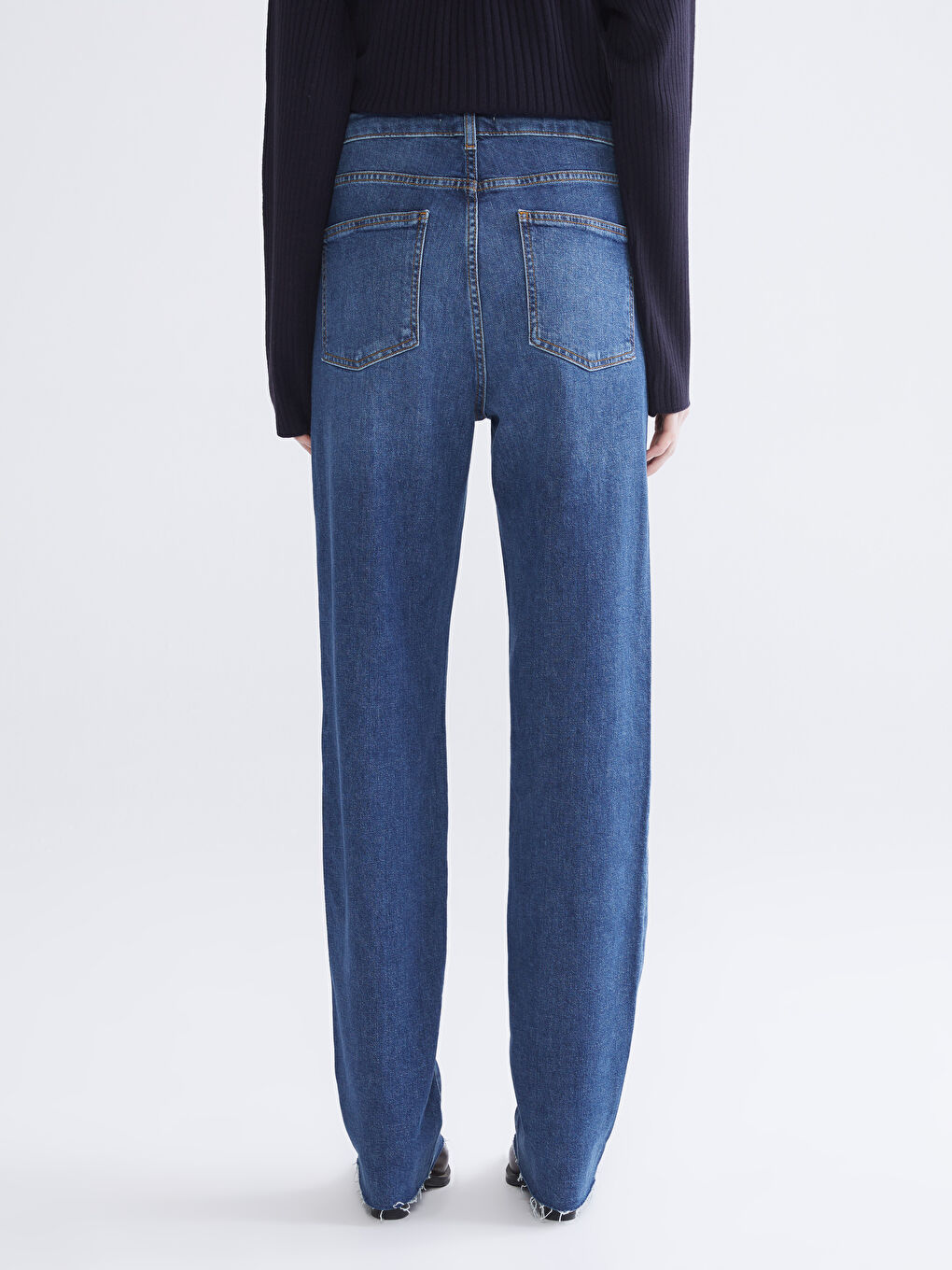 İndigo Slim Fit Kadın Jean Pantolon-3