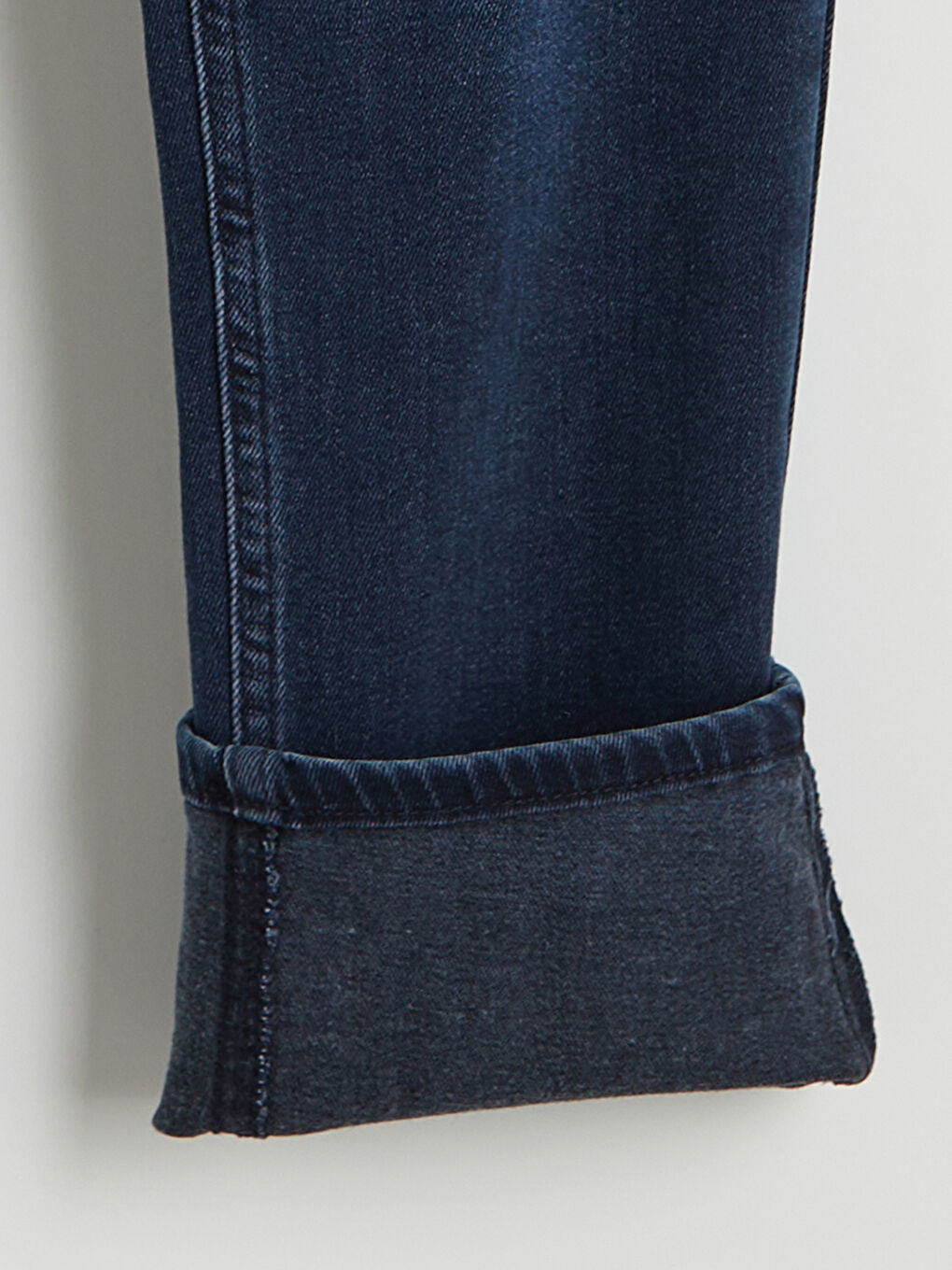 İndigo 750 Slim Fit İçi Polarlı Kışlık Erkek Jean Pantolon-1