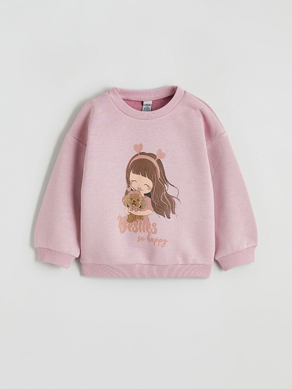 Sweat-shirt Épais à Col Rond pour Fille, Lot de 2-1