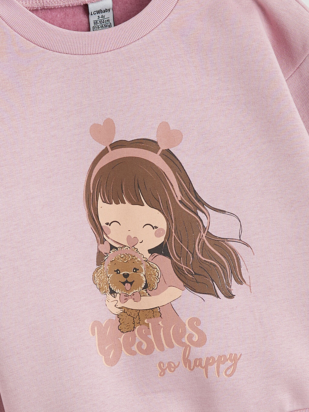 Sweat-shirt Épais à Col Rond pour Fille, Lot de 2-2