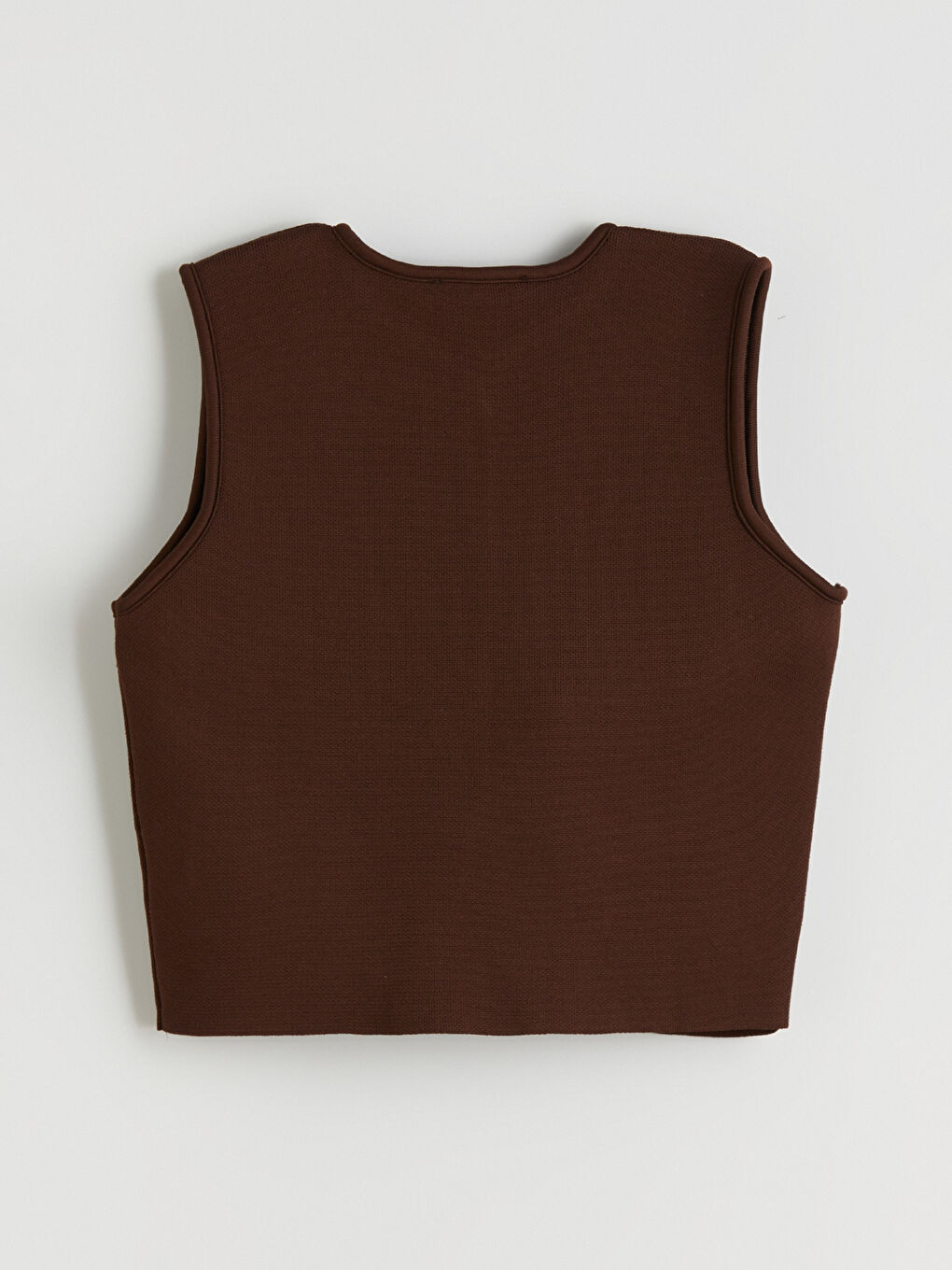 Crew Neck Women's Knitwear Waistcoat-5