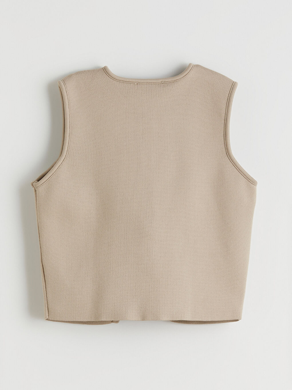 Crew Neck Women's Knitwear Waistcoat-5