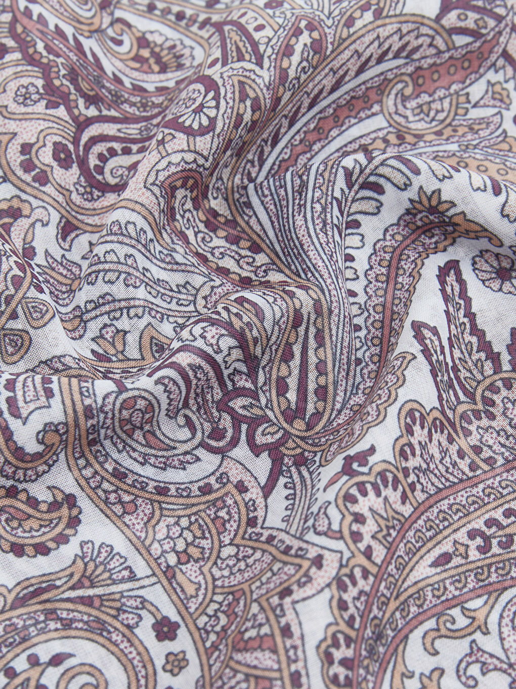 Ekru Desenli Kadın Şal-2