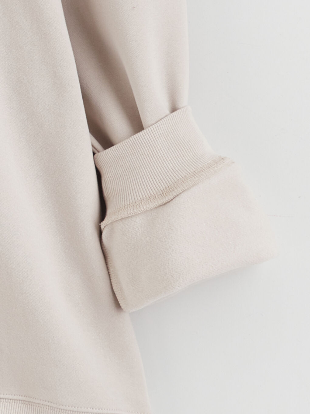 Толстовка с воротником-труба оверсайз для женщин-5