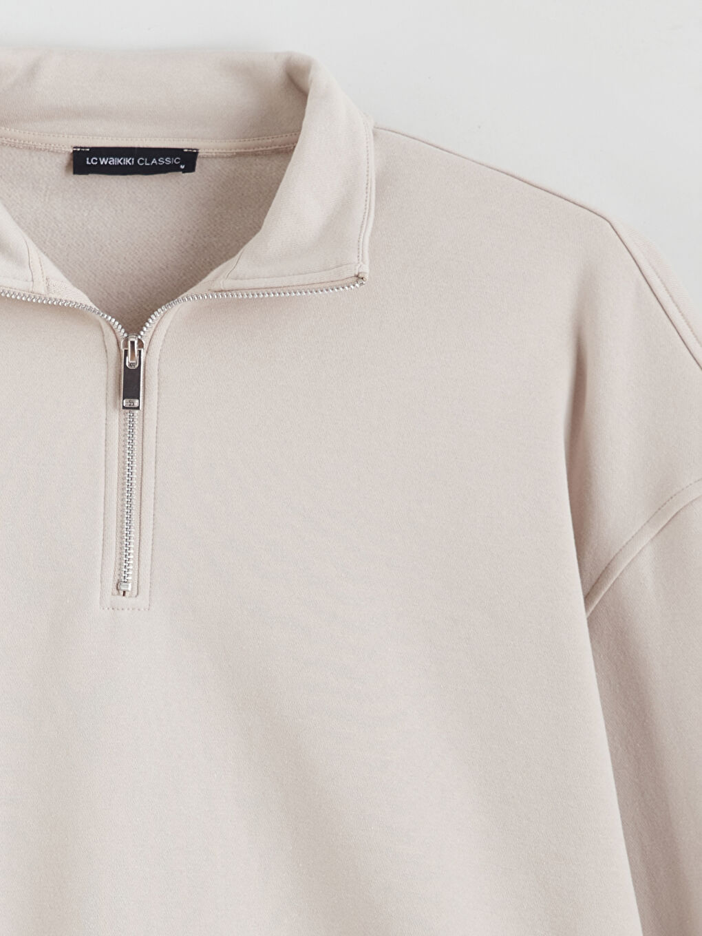 Толстовка с воротником-труба оверсайз для женщин-6