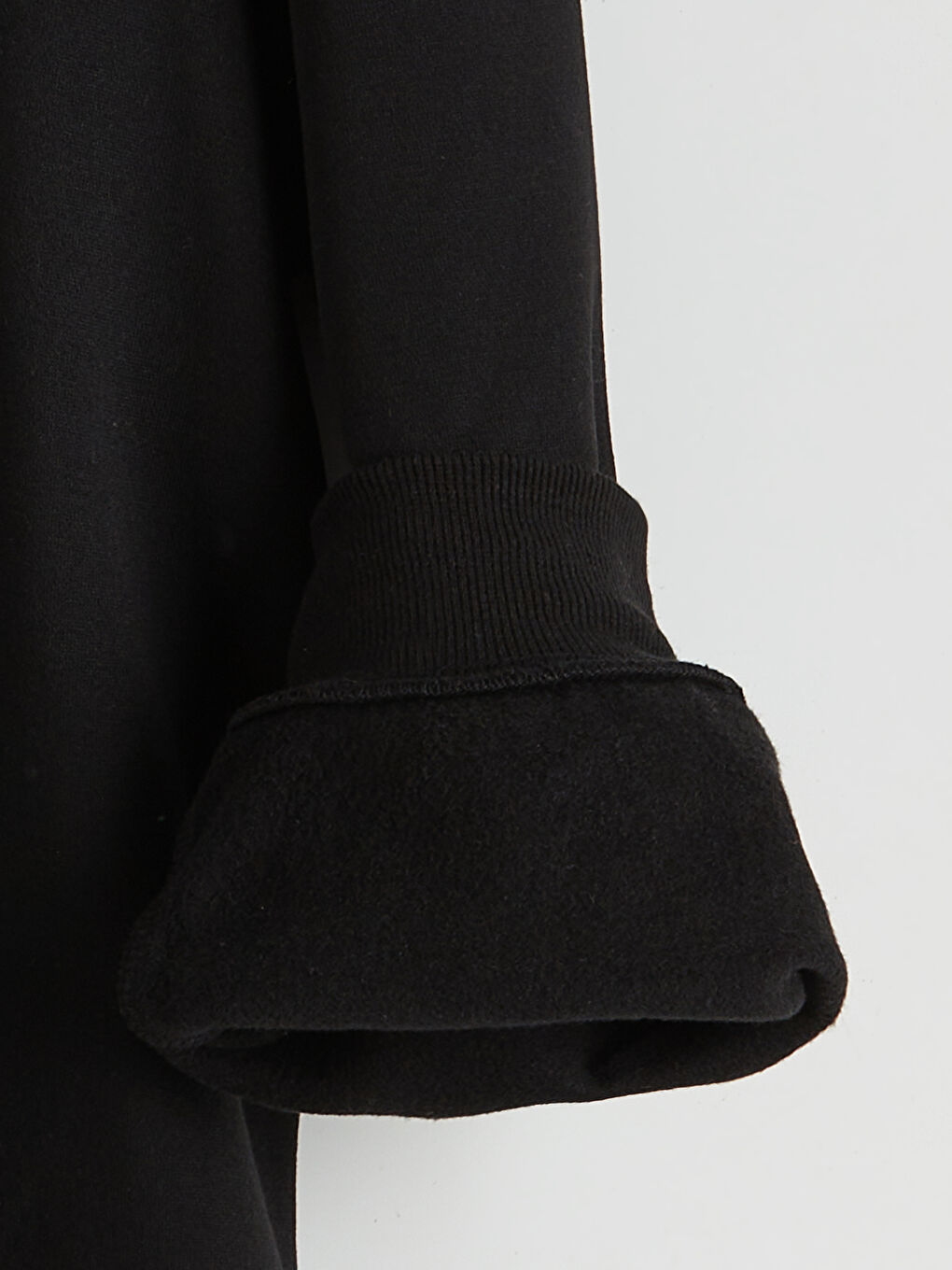 Funnel Neck Oversize Women's Thick Sweatshirt-5