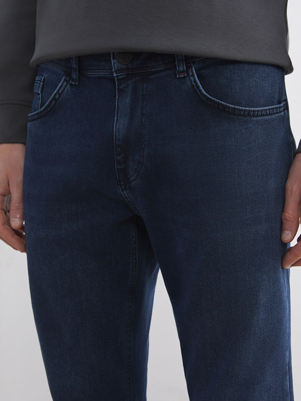 İndigo 779 Regular Fit İçi Polarlı Kışlık Erkek Jean Pantolon-2