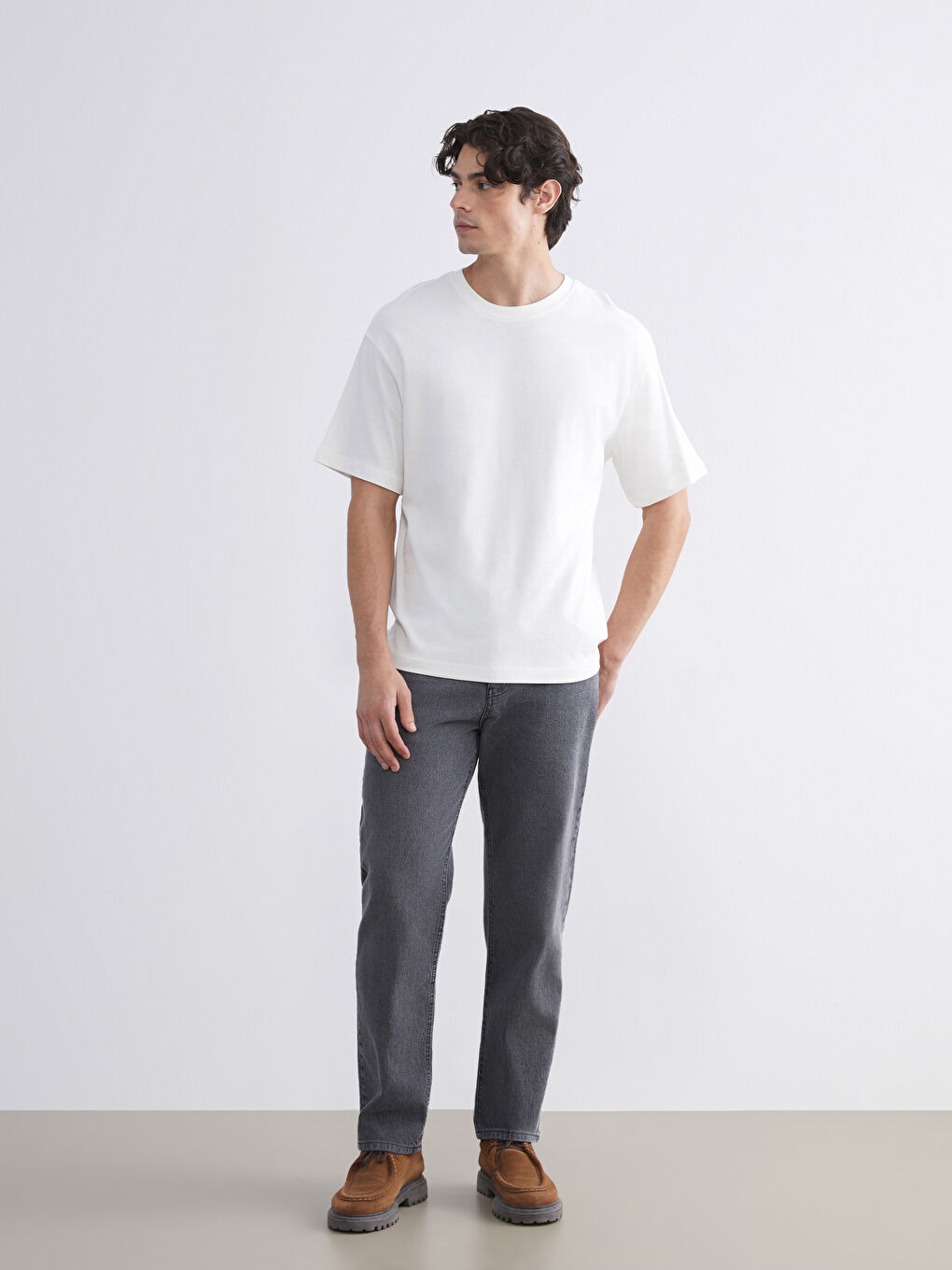 Antrasit 700 Straight Fit Erkek Jean Pantolon