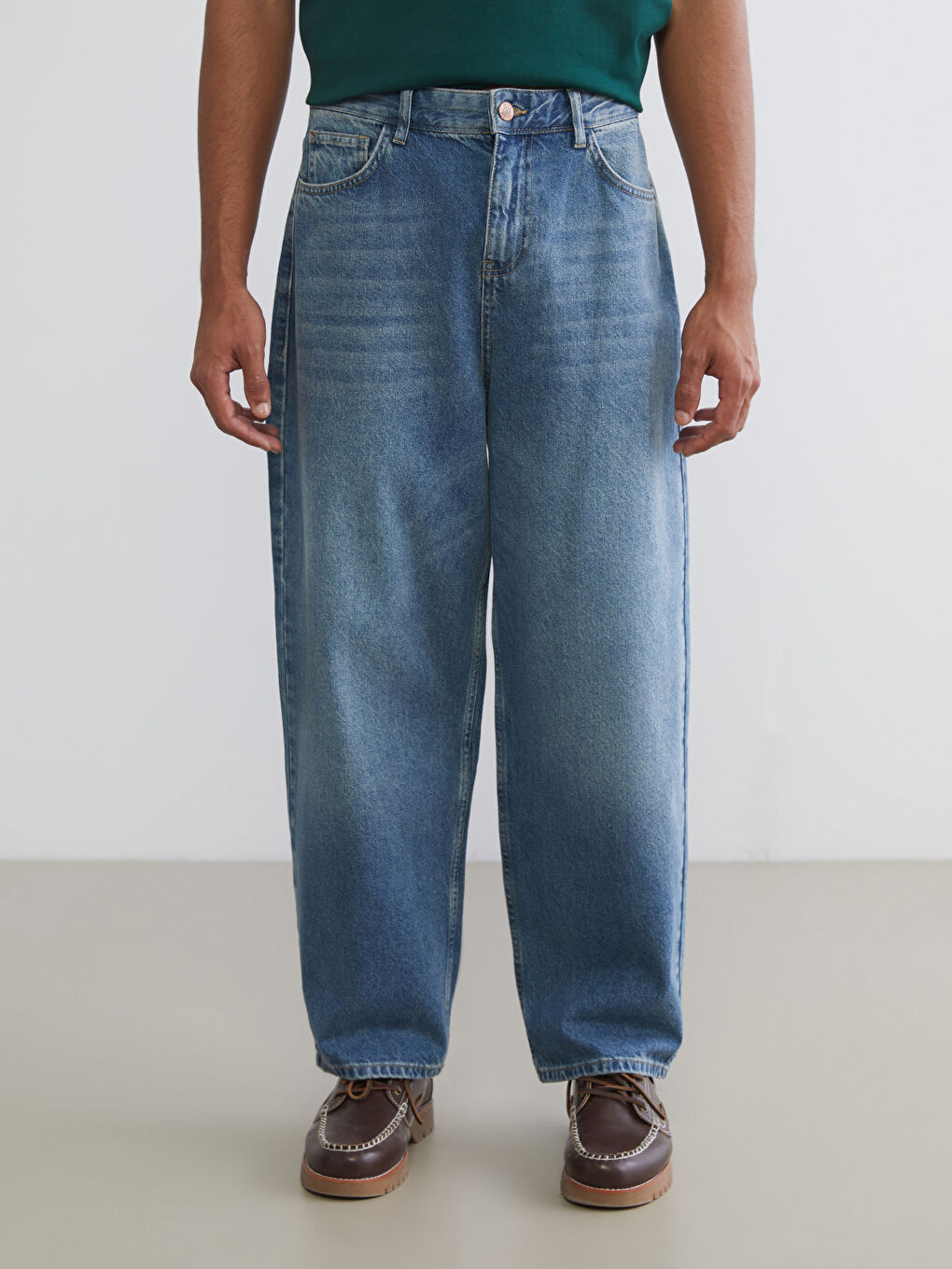 Джинсы свободного кроя для мужчин-1