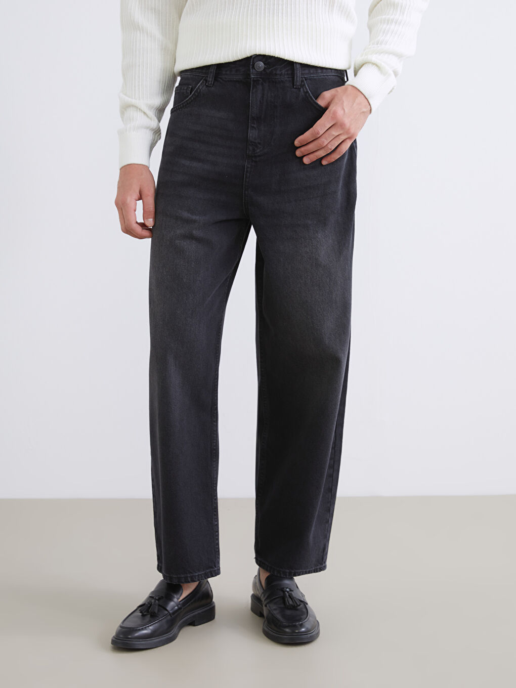 Джинсы свободного кроя для мужчин-1