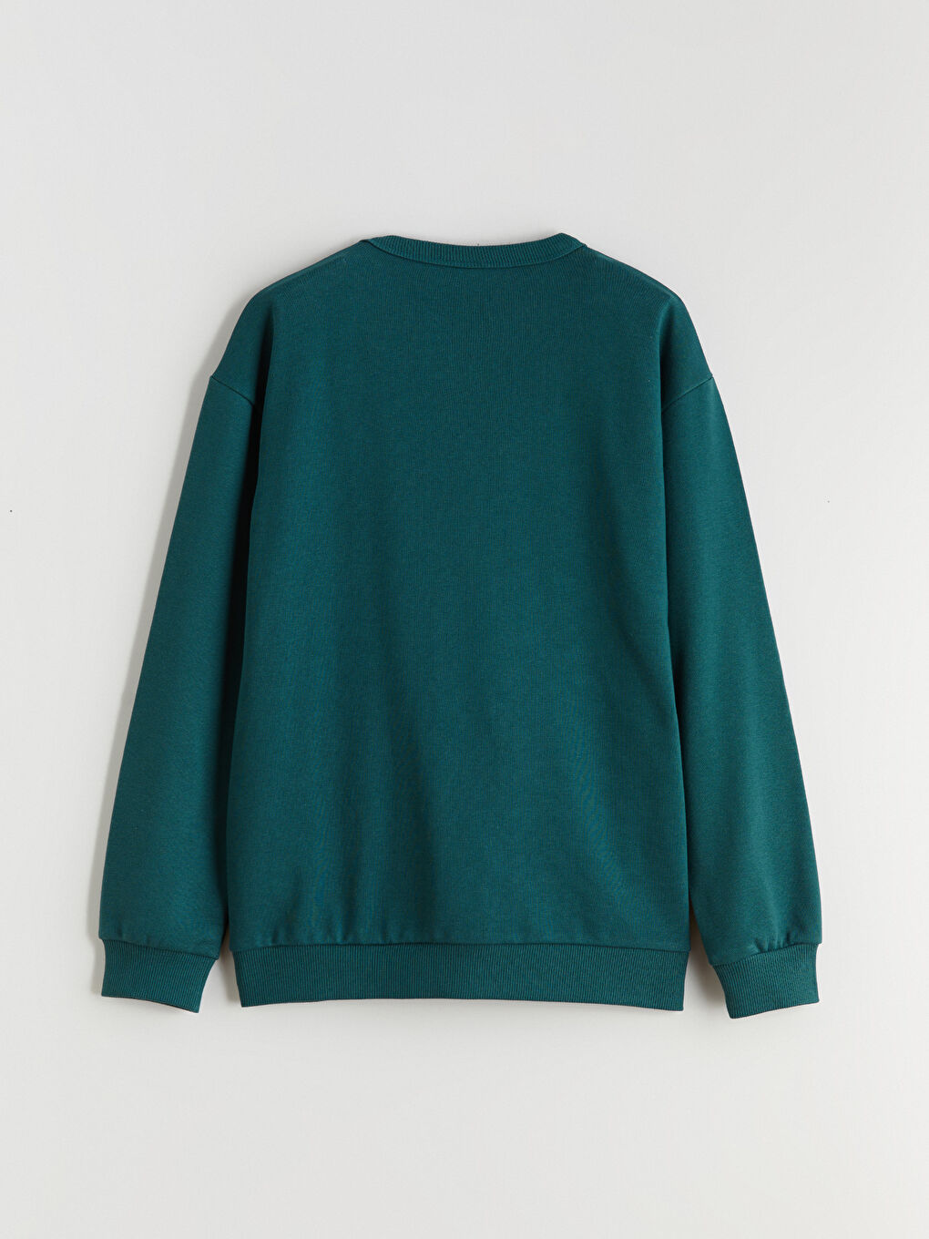 Petrol Bisiklet Yaka Erkek Çocuk Sweatshirt-2