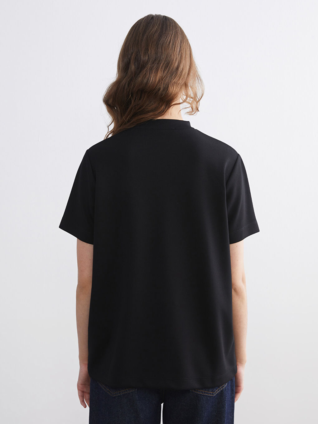 Funnel Neck Women's T-Shirt-3