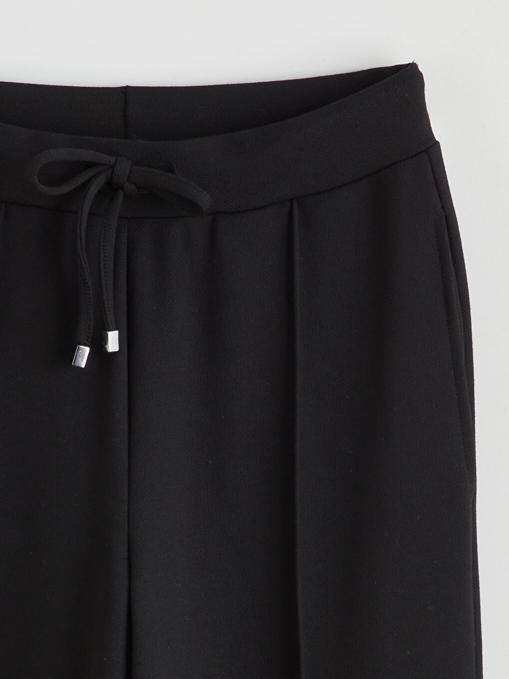 Брюки с эластичным поясом морковного кроя для женщин-5