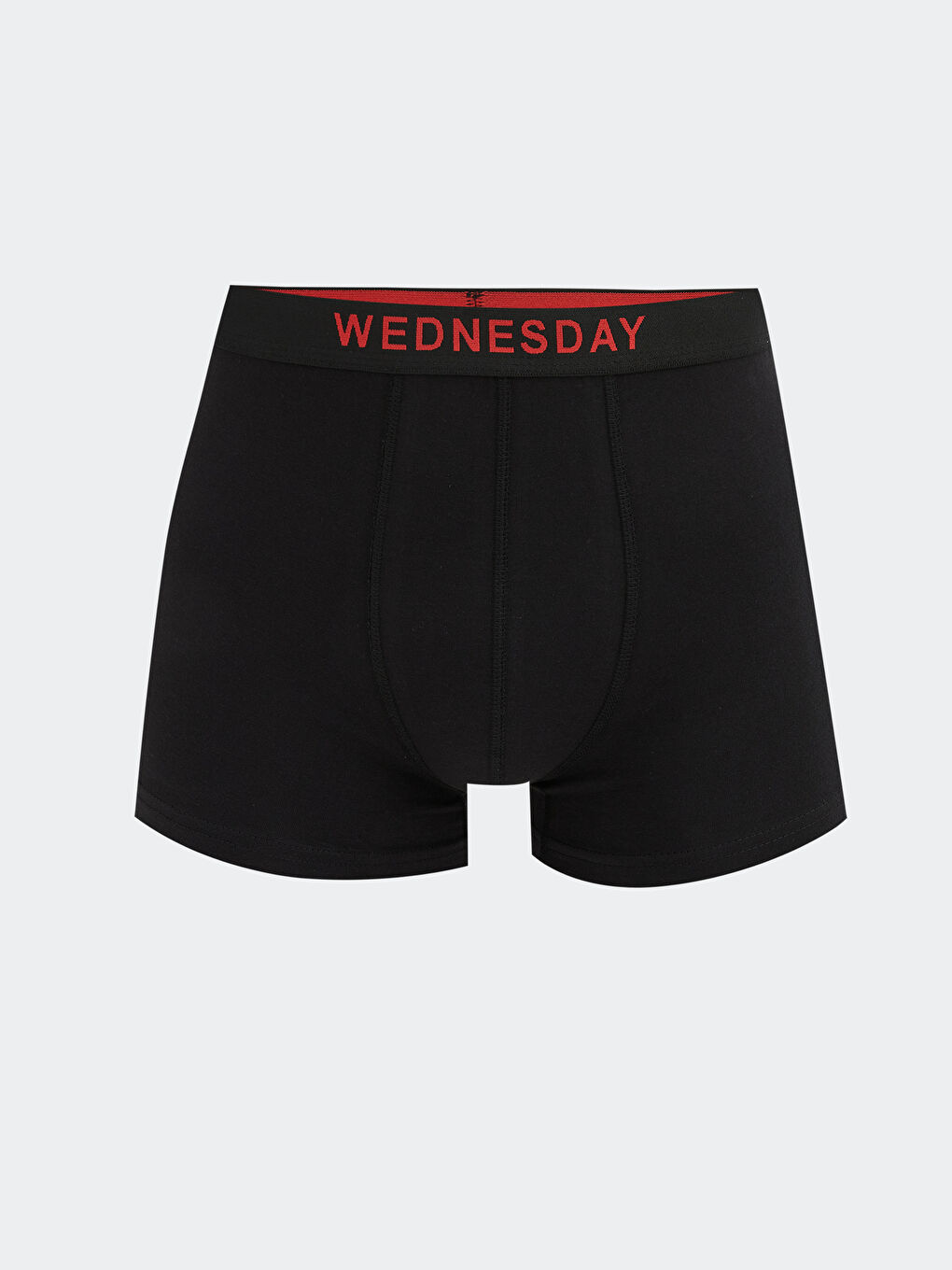 Siyah Standart Kalıp Pamuklu Esnek Erkek Boxer 7'li-3