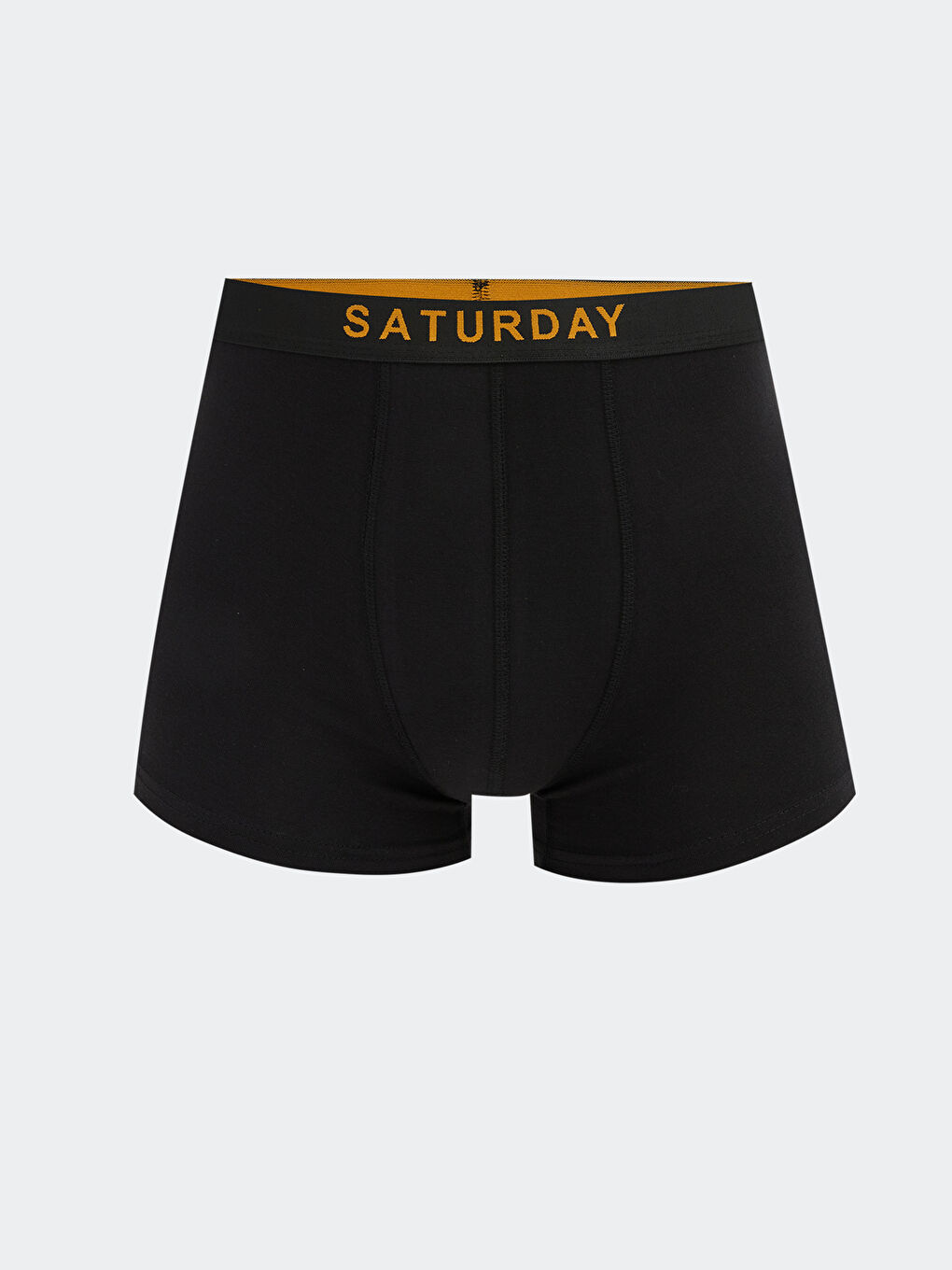 Siyah Standart Kalıp Pamuklu Esnek Erkek Boxer 7'li-6