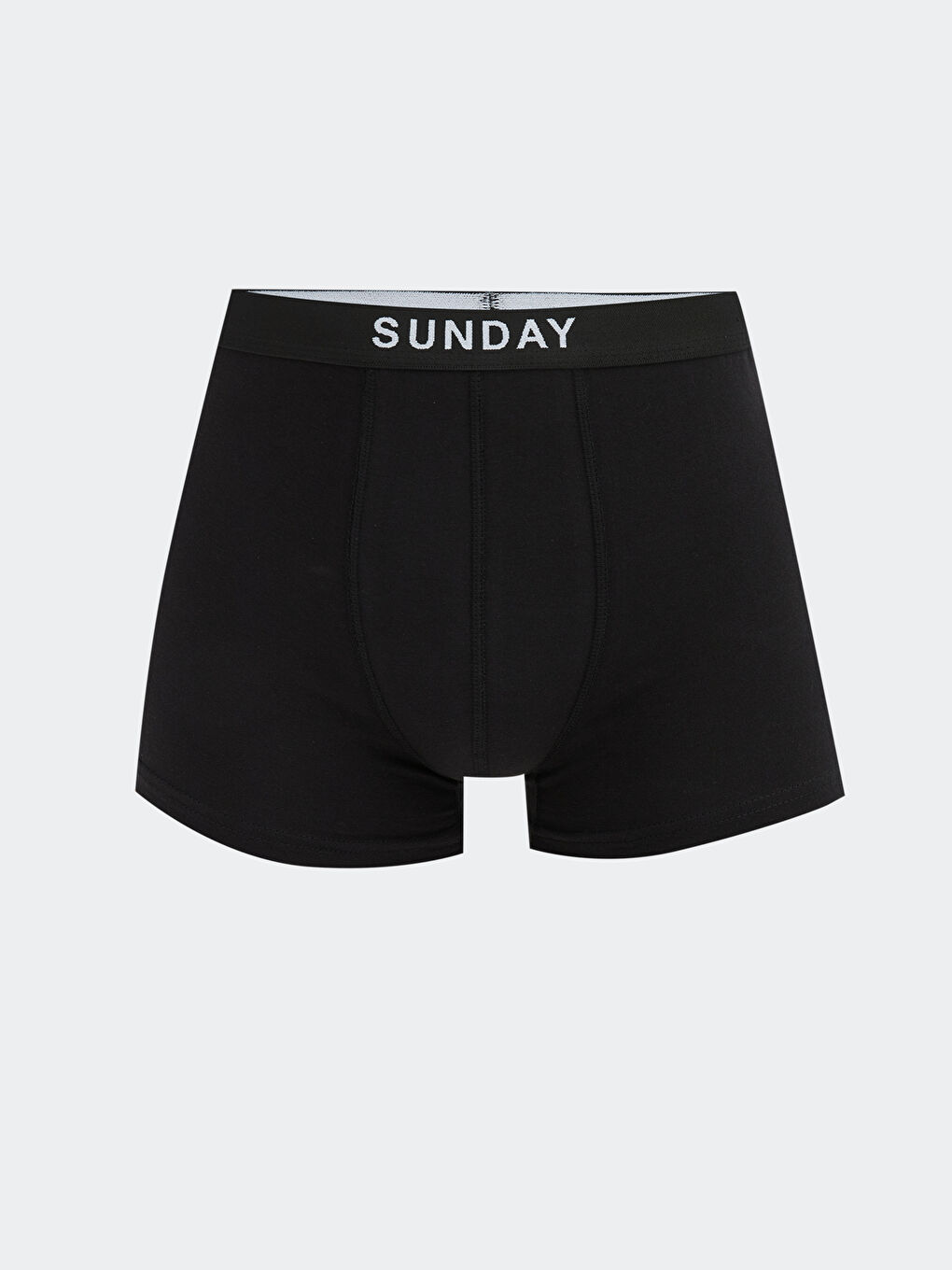 Siyah Standart Kalıp Pamuklu Esnek Erkek Boxer 7'li-7
